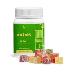 CBD Gummies Australia – Cubes Sativa Sour Gummies 3000mg