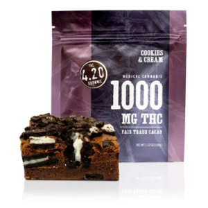 Cookies & Cream 4.20 Brownie 1000mg